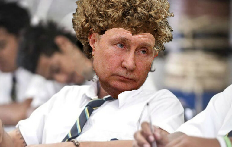 Putin as a schoolboy liar