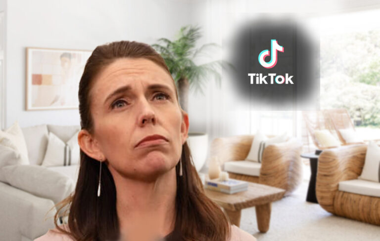 Jacinda Ardern daydreaming about TikTok