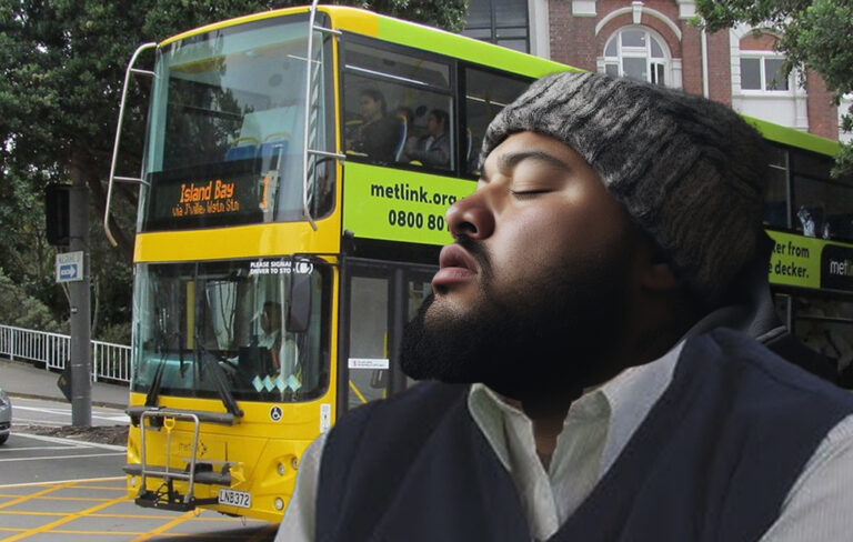 metlink bus driver holding it together