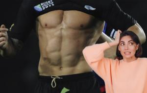 woman losing her mind over sbw's chiseled torso