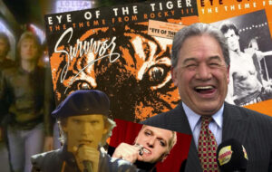 winston peters with eye of the tiger album cover