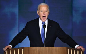 Joe Biden giving speech