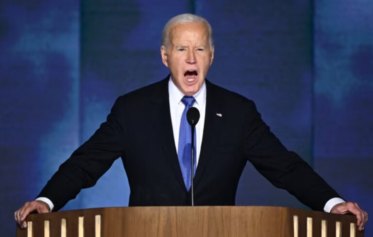 Joe Biden giving speech