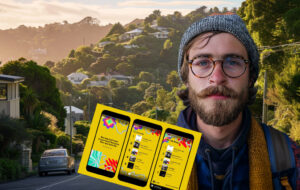 Aro valley man with his spotify wrapped