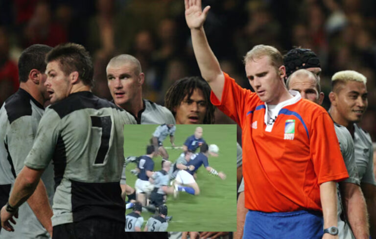 Wayne Barnes and 2007 all blacks