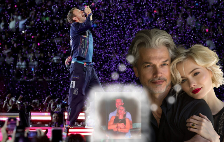 couple at coldplay concert thinking about the kiss cam