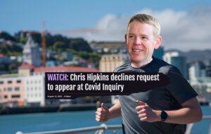 hipkins running on wellington waterfront.