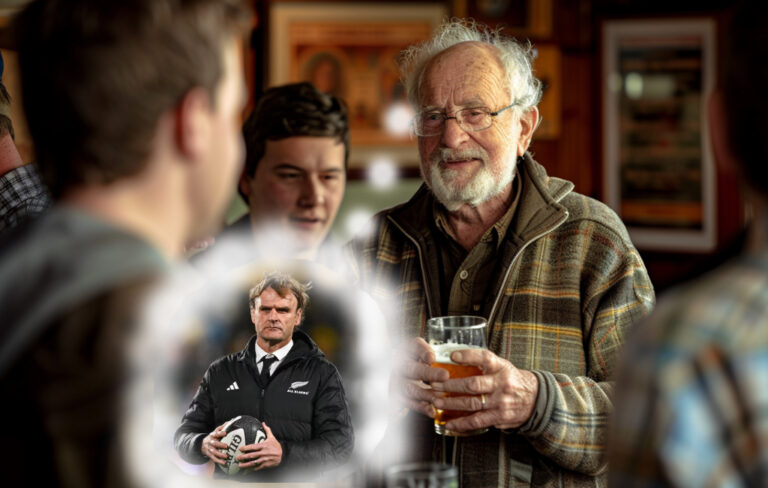 old boy at pub talking about Scott Robertson