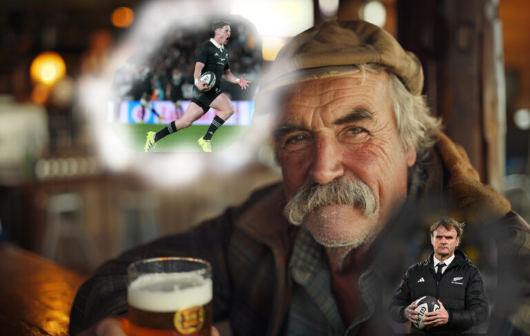 man drinking and thinking about roigard and razor