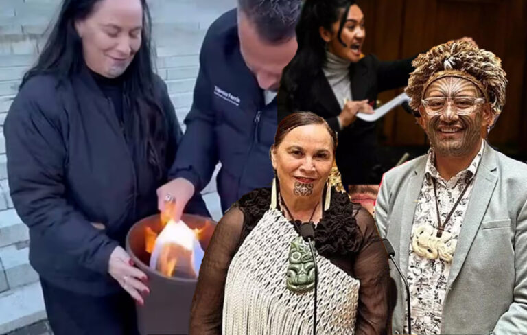 te pati maori ripping and burning paper