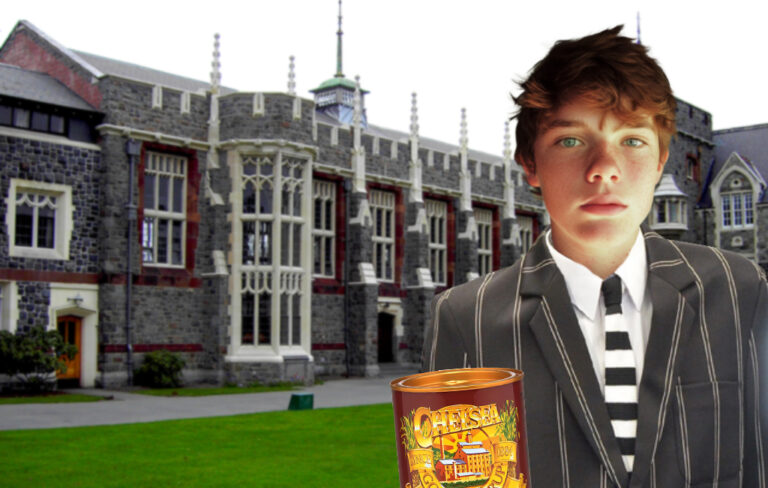 christs college boy with golden syrup.