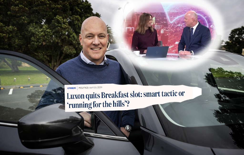 Luxon in car thinking of Tova interview