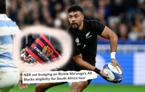 richie mo'unga playing for all blacks but thinking about canterbury.