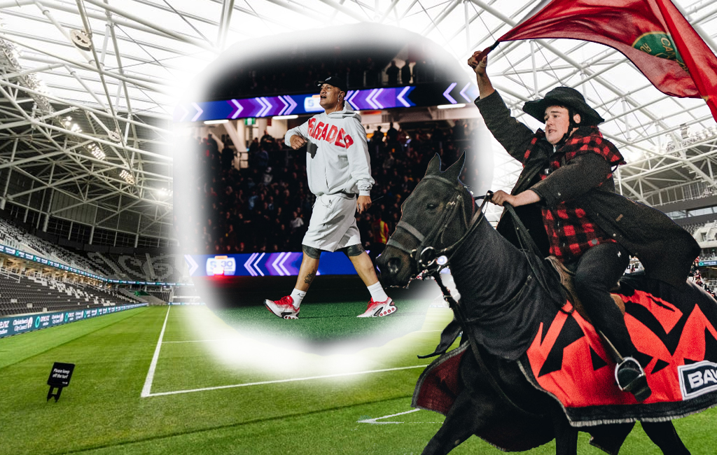 horse and scribe at new stadium