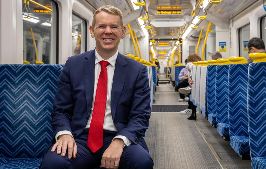 chippy on a train