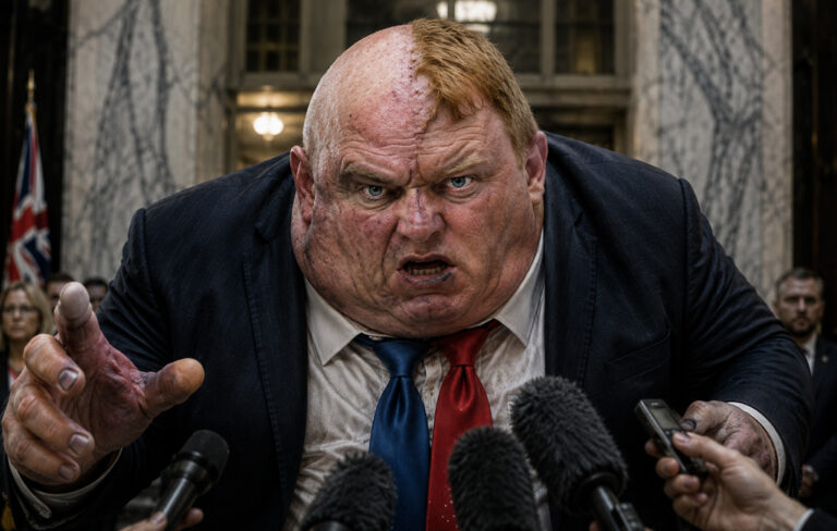 giant chris luxon and chris hipkins hybrid