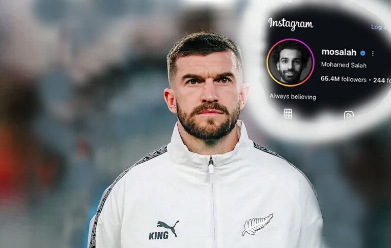 tim payne thinking about mo salah's instagram.