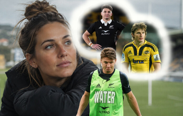 woman daydreaming about beauden barrett
