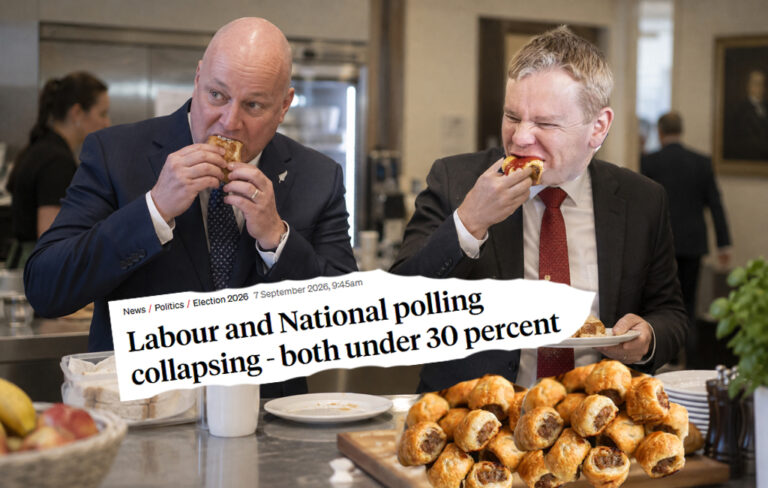 luxon and hipkins eating