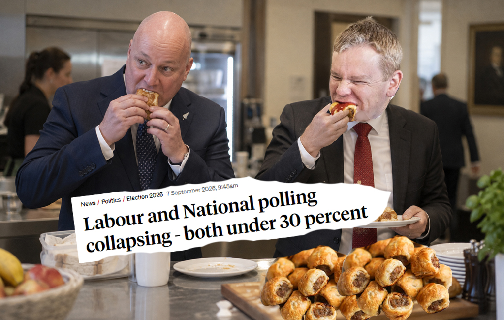 luxon and hipkins eating