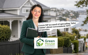 tamatha paul in front of rental properties in wellington