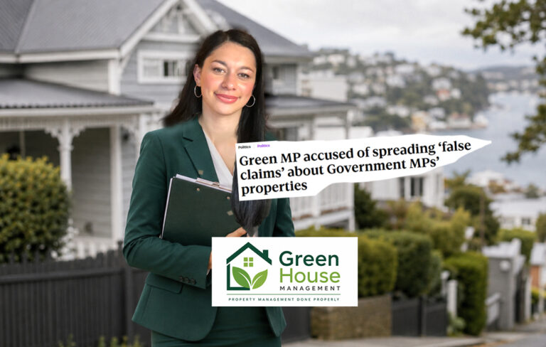tamatha paul in front of rental properties in wellington